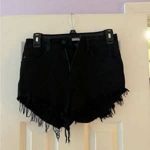 Black High Waisted Shorts